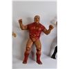Image 3 : (4) WWE / WWF 1980's Bendies Wrestling Figures -Corporal Kirchner, Ricky Steamboat, Nikolai Volkoff,