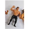 Image 4 : (4) WWE / WWF 1980's Bendies Wrestling Figures -Corporal Kirchner, Ricky Steamboat, Nikolai Volkoff,
