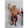 Image 2 : (4) WWE / WWF 1980's Bendies Wrestling Figures - Mean Gene Okerlund, Dynamite Kid, Bret Hart, Ken Pa