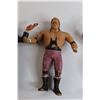 Image 4 : (4) WWE / WWF 1980's Bendies Wrestling Figures - Mean Gene Okerlund, Dynamite Kid, Bret Hart, Ken Pa