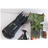 Image 4 : Batmobile, Tow Mater Toy, (2) Marvin the Martian Toys, Misc.