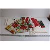 Image 1 : (4) Christmas Tablecloths, Table Runner