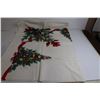 Image 6 : (4) Christmas Tablecloths, Table Runner