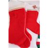 Image 2 : (9) Christmas Stockings, Santa Wall Hanging