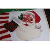 Image 4 : (9) Christmas Stockings, Santa Wall Hanging