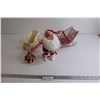 Image 1 : (2) Decorative Sleds, Santa Decoration, Ornament