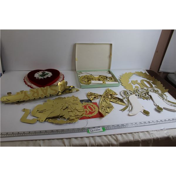 50th Anniversary Decorations, Heart Decoration