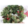 Image 2 : Red Feather Boa, (2) Wreaths, Misc.