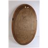Image 5 : Oval Beveled Mirror Glass - 18 1/2" x 30"