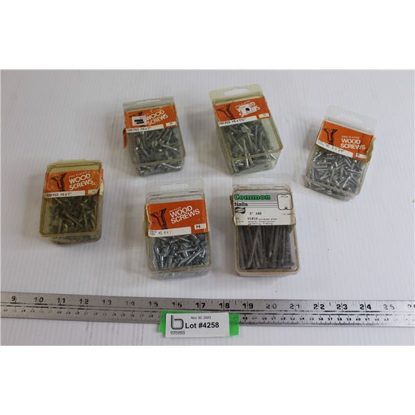 (6) Packs Screws