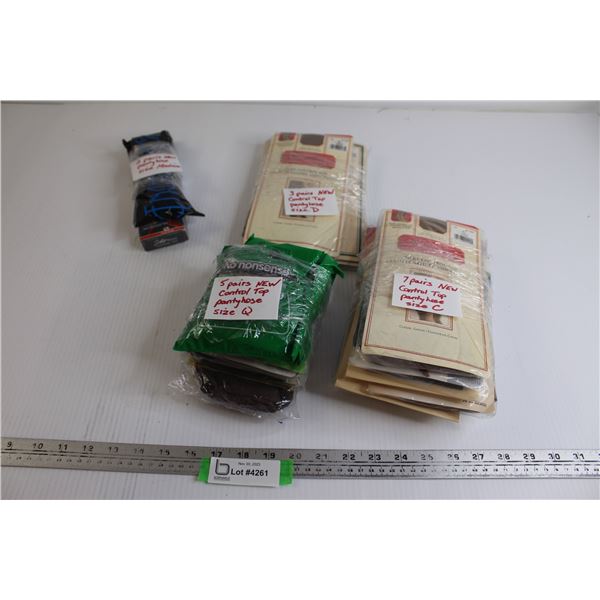 (17) Pairs Pantyhose - Assorted Sizes