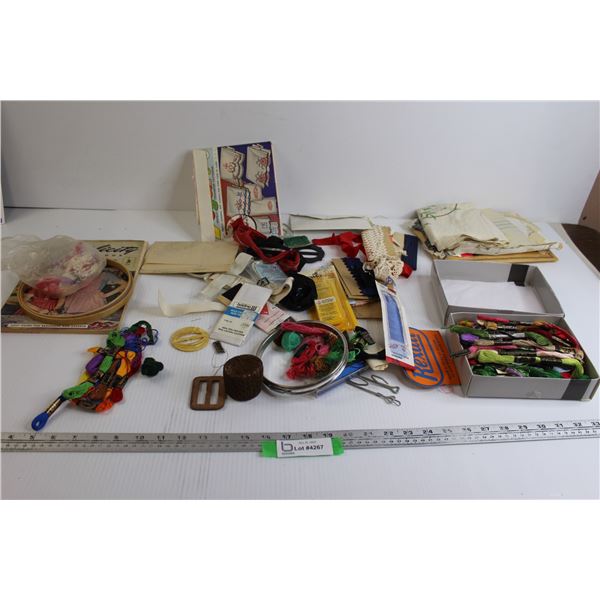 Assorted Sewing/Embroidery Supplies