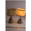 Image 1 : (2) Japan Figural Lamps - Some Trim is Coming Off