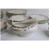Image 3 : Vintage Falcona 39-Piece Dish Set Including Gravy Boat and Creamer