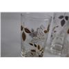 Image 2 : (5) Vintage Glass Tumblers