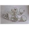 Image 5 : (5) Vintage Glass Tumblers