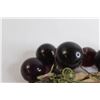 Image 3 : Large Purple Lucite Grapes - Wood Mounting