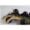 Image 4 : Large Purple Lucite Grapes - Wood Mounting