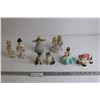 Image 1 : (8) Figurines - Lefton Hand-Painted and Made in Japan