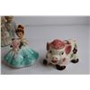 Image 5 : (8) Figurines - Lefton Hand-Painted and Made in Japan