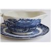 Image 2 : Liberty Blue Gravy Boat and Dish