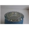 Image 2 : Vintage Blue Glass Lampshade