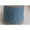 Image 3 : Vintage Blue Glass Lampshade
