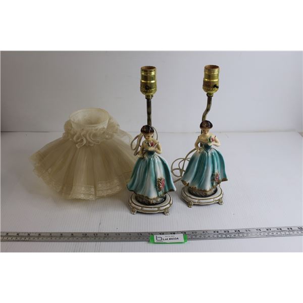 (2) Figural Lamps