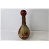 Image 6 : Leather Wrapped Decanter/Bottle - Ceramic Golfer Decanter - Glass w/Bell on Handle