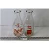 Image 1 : (2) Purity Vintage Milk Bottles