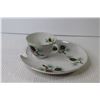 Image 9 : Gerold-Porzellan Platter - Metal & Wood Tray - Snack Plate & Cup - Divided Serving Dish