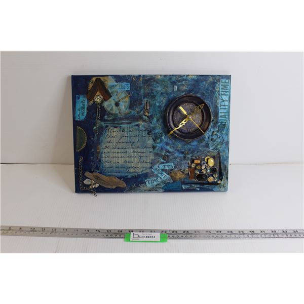 "Time" Wall Art - 12" x 16"