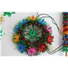 Image 2 : (15+) Vintage  Assorted  Reflectors, Foil Flower Tree Topper with Extra Foil Flowers-working