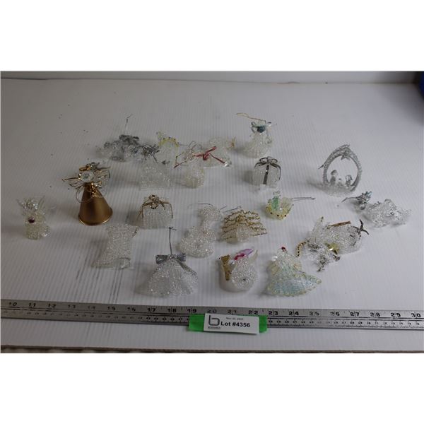 (10+) Vintage Crystal + Breakable Tree Christmas Ornaments