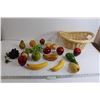 Image 1 : Artificial Fruit with Basket- good quality