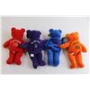 Image 2 : (4) Salvino's Bammers Bears with Tags - Yzerman, Kariya, Hasek, Lindros
