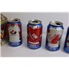Image 5 : (8) Road Maps, (6) Pepsi Team Canada Olympic Jersey Cans, M&M 1997 Christmas Tin, African Safari Nab
