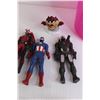Image 3 : (6) Marvel Figurines, Swimming Mask, (2) Dragon Toys, Toy Gun - No Foam Bullets