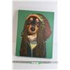 Image 1 : Pets Rock Jamaican-Style Dog Picture - 15 1/2" x 19 1/2"