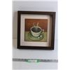 Image 1 : Coffee-Themed Picture - 12 1/2" x 12 1/2"