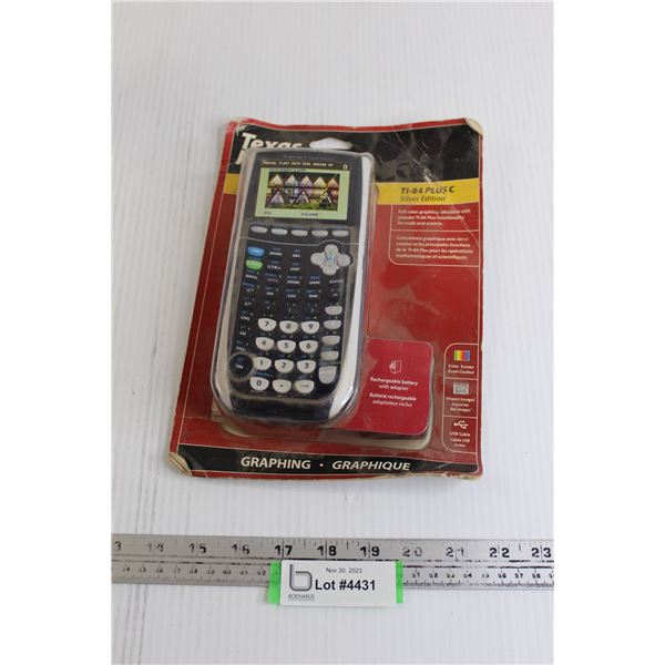 Texas Instruments TI-84 Plus C Silver Edition Calculator - Sealed