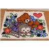 Image 3 : Scottish Terrier Wall Hanging - 33" x 24", Teddy Bear and Cat Rug - 22" x 23 1/2"