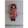 Image 1 : Doll in Pink Dress with Bow