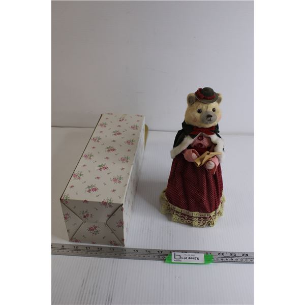 Teddy Bear in Dress Figurine