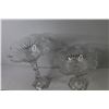 Image 2 : (2) Crystal Pedestal Dishes