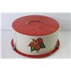 Image 4 : Vintage Decoware Cake Tin & Canister Tin