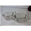 Image 3 : Glass Bowls - Candle Holders - Creamer & Sugar Bowl - Glass Vase