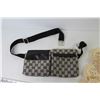 Image 5 : Gucci Fanny Pack - Vintage Metal Plaid Lunch Box - (2) Table Covers