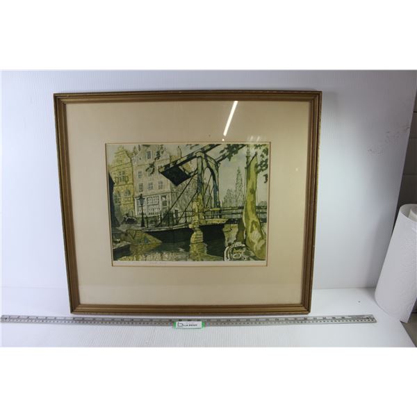 Framed Print Signed (22" x 25")