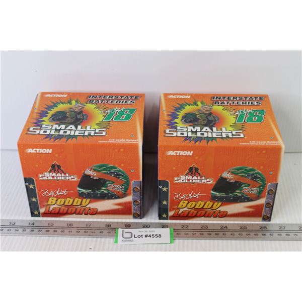 (2) Toy Soldiers Helmets - Bobby Labonte (NIB)